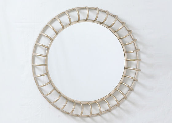 Classical Color Round Metal Framed Wall Mirror For Home Decoration