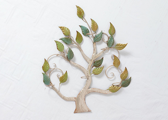Customized Decorative Hanging Float Metal Tree Wall Sconce