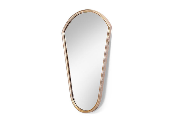 Hotel Furniture Handmade Gold 31.5 Inch Fan Wall Mirror