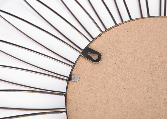Layered Round Gold Metal Frame Decorative Wall Mirror 28 by 28 by 5 inch