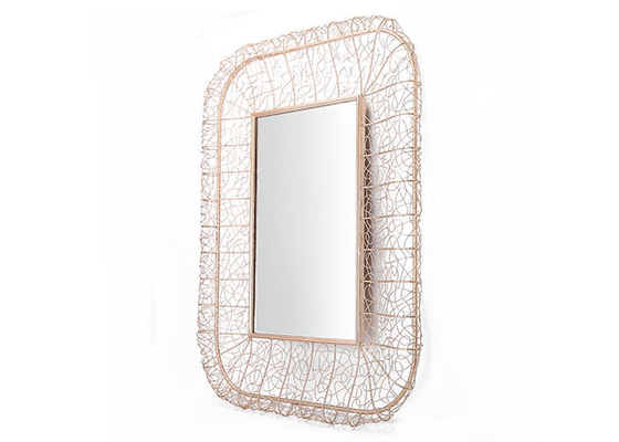Handmade Gold Rectangular Wall Mirrors Decorative