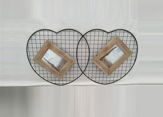 Customized Carving Wooden Heart Shaped Photo Frame