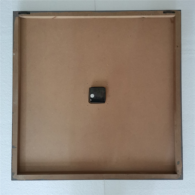 A0001 Grey Square Quartz Movement Decorative Wooden Clocks